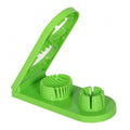Snuggle Lifestyle Co. Pack Of_2_2 In 1 Boiled Egg and Mushroom Slicer Cutter Chopper Plastic With Stainless Steel Wired (Color:Assorted)