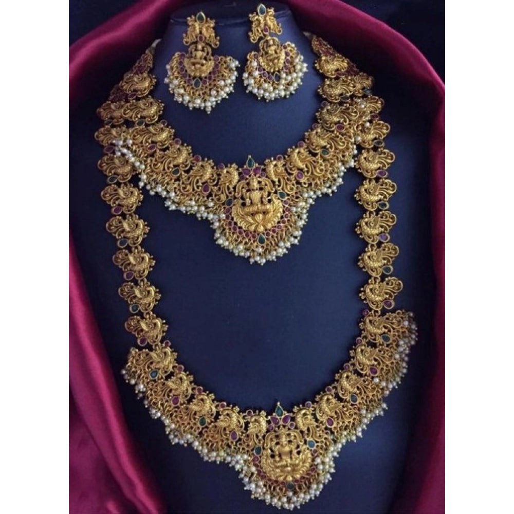 Snuggle Lifestyle Co. Women's Elegent Combo Of Jewellery Set (Gold, Free Size)