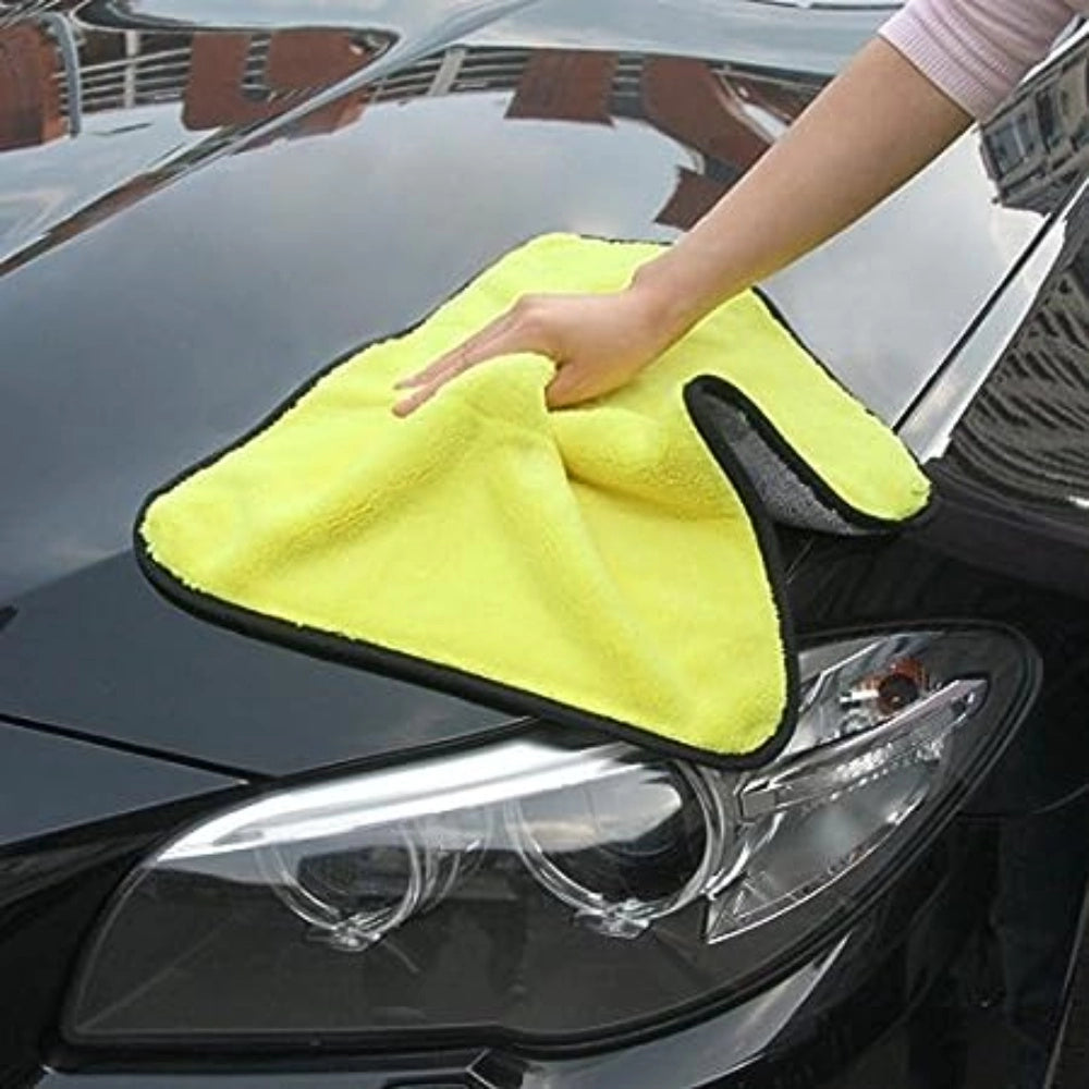Snuggle Lifestyle Co. Microfiber Cloth Yellow And Black (Yellow And Black)