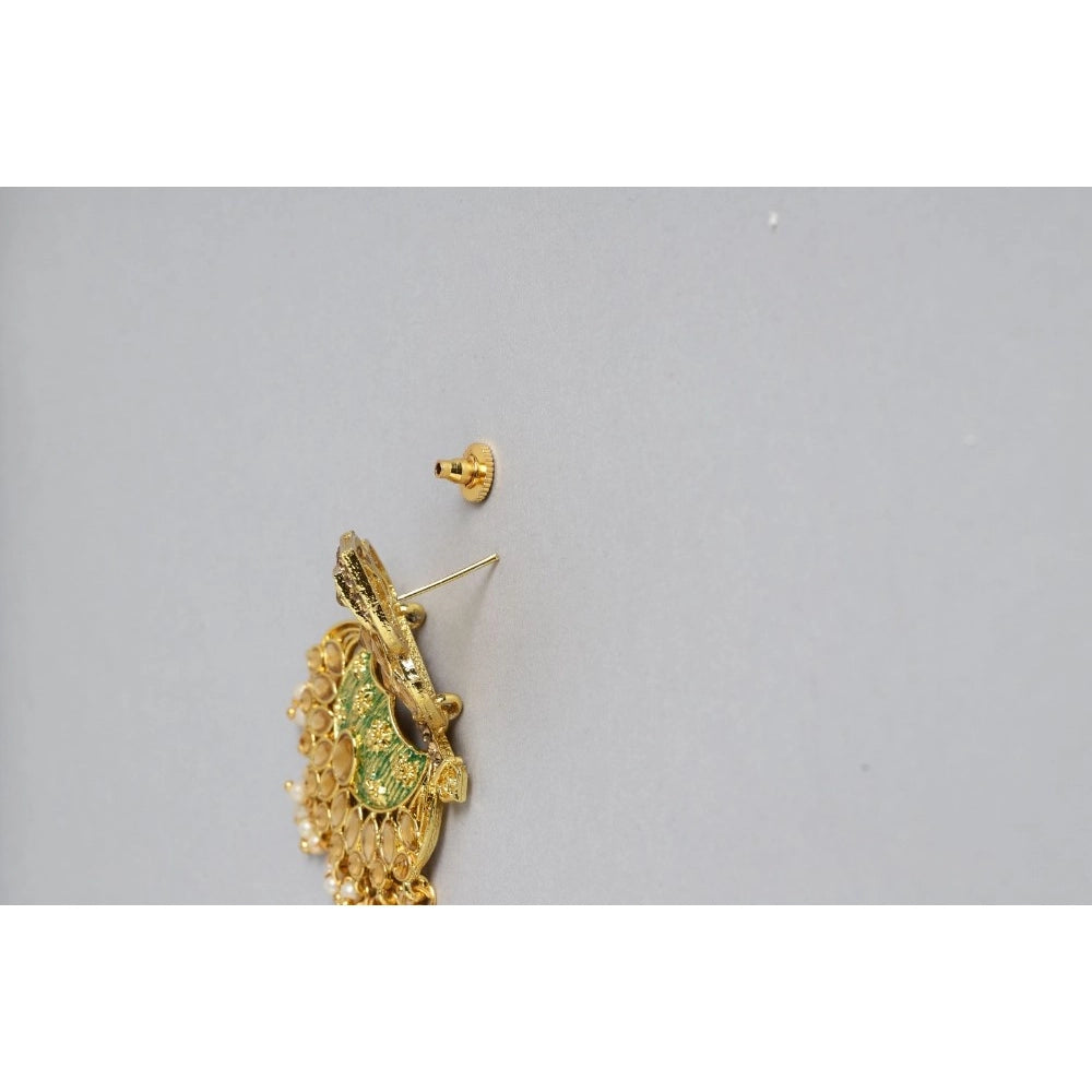 Snuggle Lifestyle Co. Women's Rose Gold Plated Alloy Earrings (Gold)