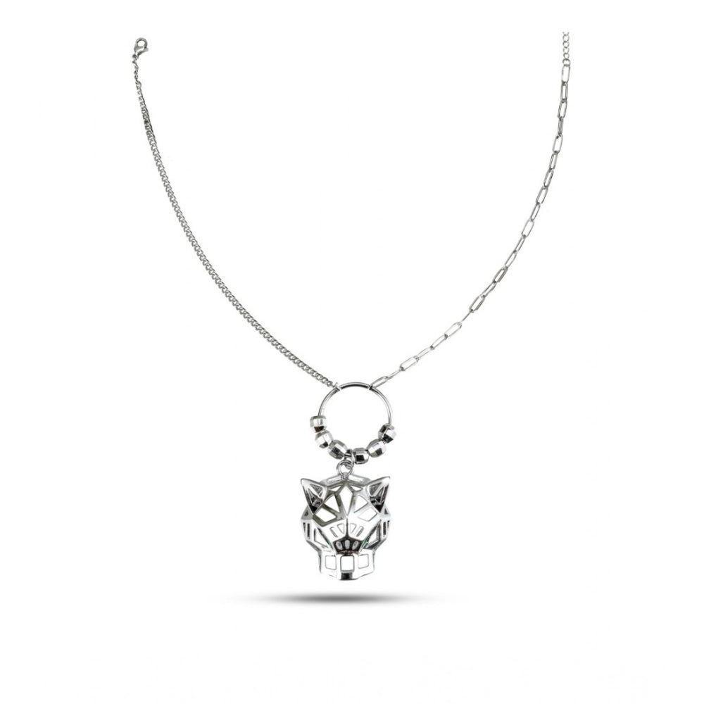 Snuggle Lifestyle Co. Women's Stainless Steel Imported Gen-z Pendent Chain (Silver Plated)