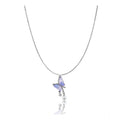 Snuggle Lifestyle Co. Women's Stainless Steel Butterfly Dailywear Pendent Delicate Chain (Silver Plated)