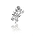 Snuggle Lifestyle Co. Stainless Steel Silver High-quality Freesize Ring (Silver Plated)