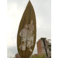 Snuggle Lifestyle Co Custom Engraved Leaf Art – Personalized Portrait on Natural Leaf
