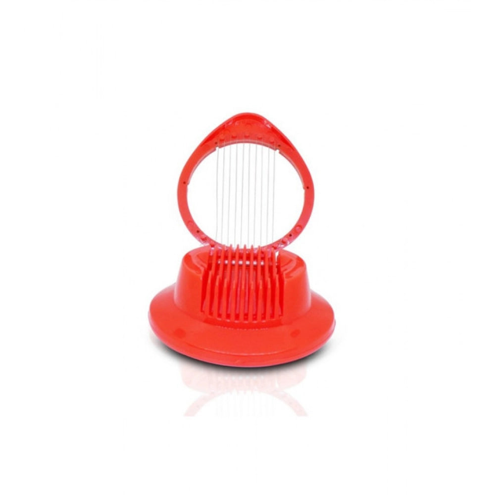 Snuggle Lifestyle Co. Pack of 4_Plastic Egg Slicer – Stainless Steel Wire Egg Cutter for Even Slices (Color: Assorted )
