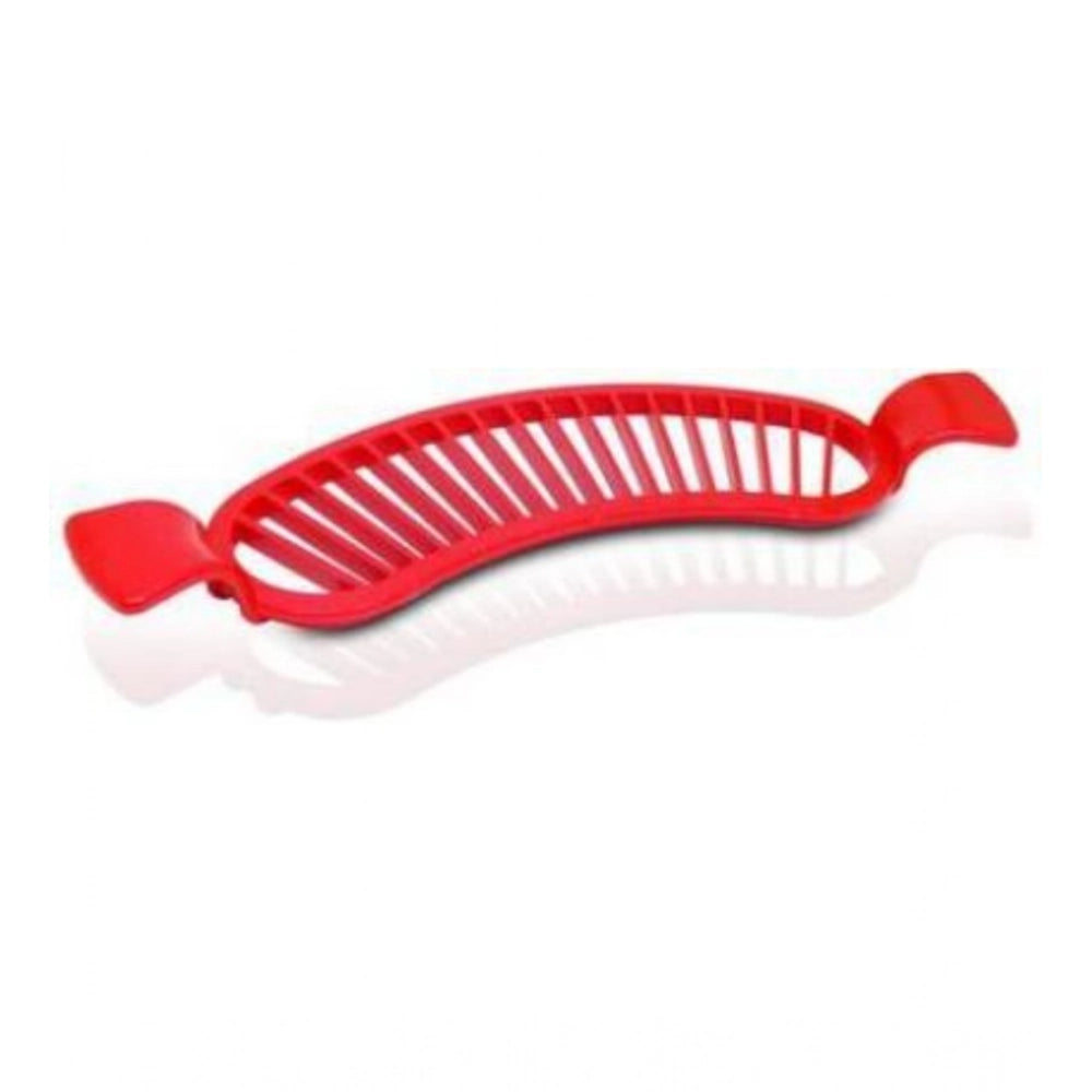 Snuggle Lifestyle Co. Pack of 8_Banana Slicer Cutter And Chopper – Plastic Fruit Slicers for Salads (Color: Assorted )
