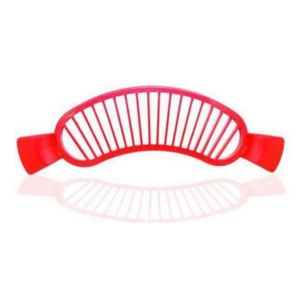 Snuggle Lifestyle Co. Pack of 8_Banana Slicer Cutter And Chopper – Plastic Fruit Slicers for Salads (Color: Assorted )