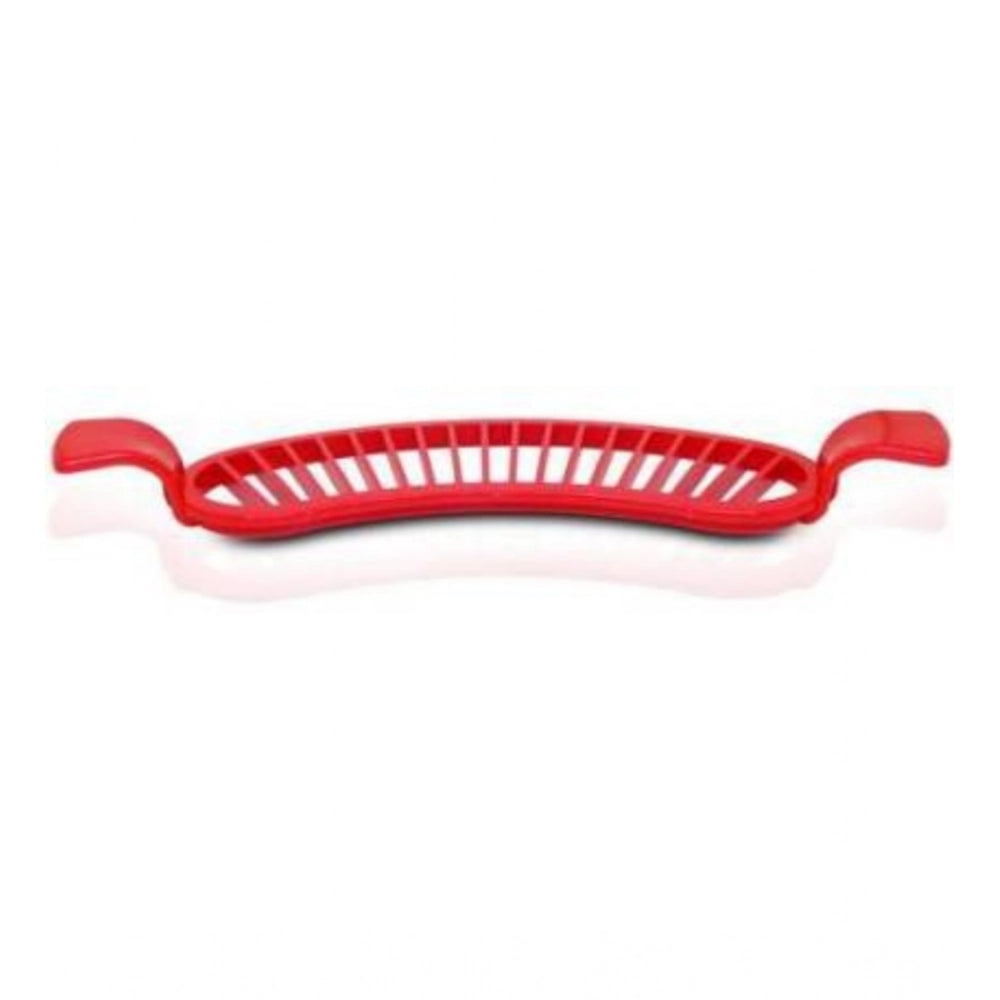 Snuggle Lifestyle Co. Pack of 8_Banana Slicer Cutter And Chopper – Plastic Fruit Slicers for Salads (Color: Assorted )