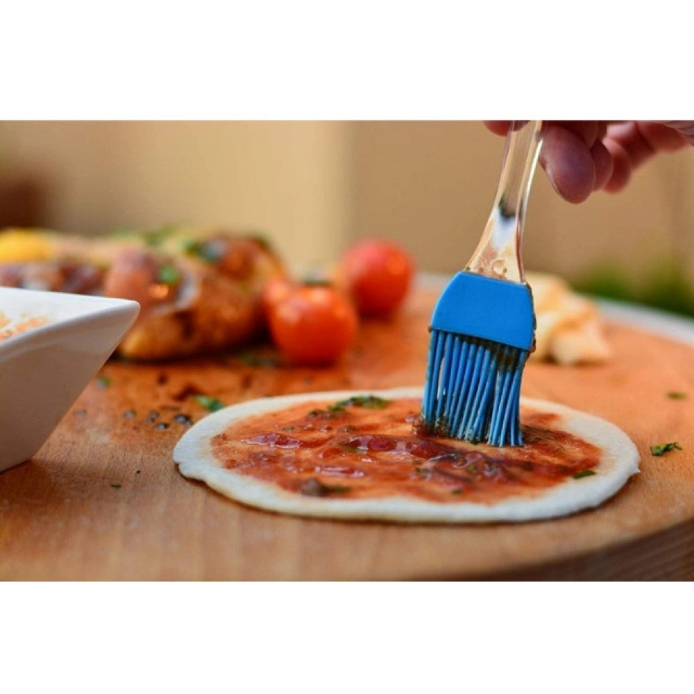 Snuggle Lifestyle Co. Pack Of 10_Silicone Oil Brush – Heat Resistant Cooking And Baking Basting Brush (Color: Assorted )