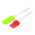 Snuggle Lifestyle Co. Pack Of 5_Silicone Spatula with Brush – Heat Resistant Cooking And Baking (Color: Assorted )