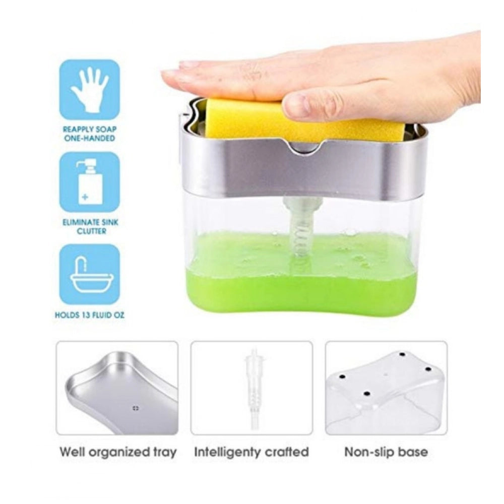 Snuggle Lifestyle Co Pack Of 4_Soap Pump Dispenser – Refillable Liquid Soap And Lotion Bottle (Color: Assorted )