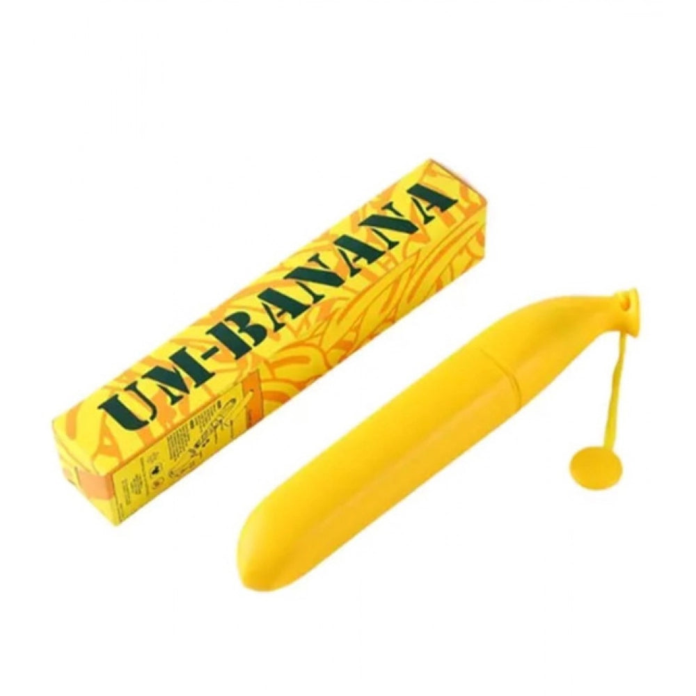 Snuggle Lifestyle Co Banana Umbrella – Compact Foldable Umbrella with Banana-Shaped Case (Color: Assorted )