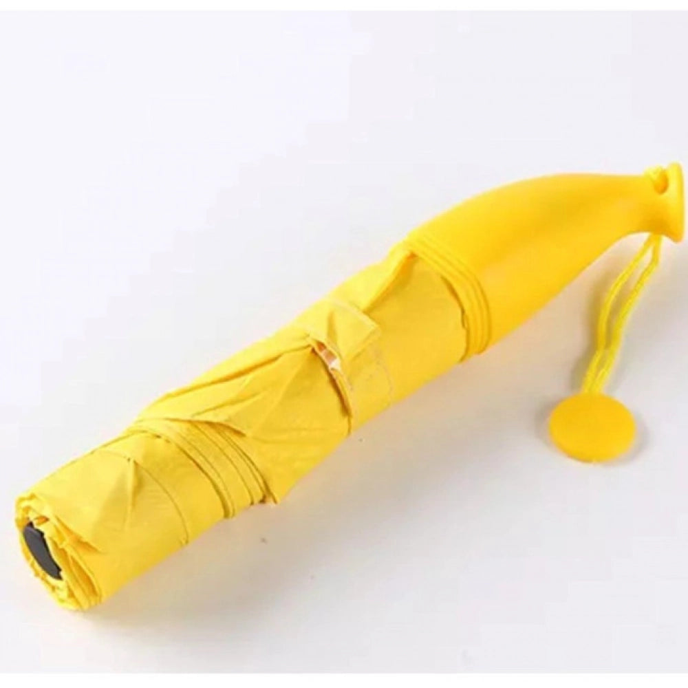Snuggle Lifestyle Co Banana Umbrella – Compact Foldable Umbrella with Banana-Shaped Case (Color: Assorted )