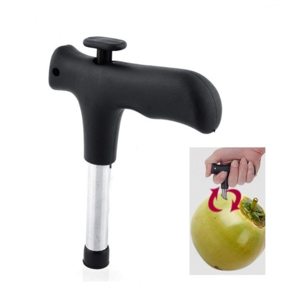 Snuggle Lifestyle Co Pack Of 2_Coconut Opener – Easy And Safe Coconut Cutting Tool (Color: Assorted )