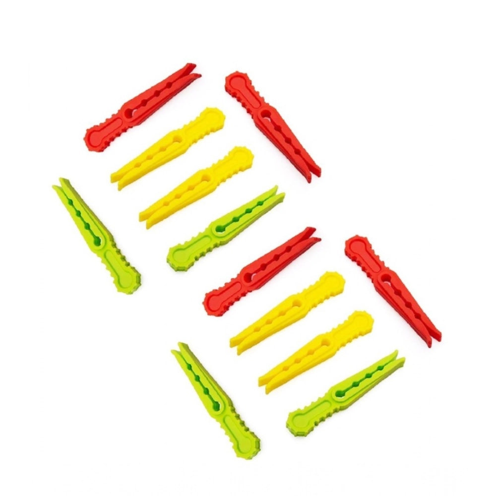 Snuggle Lifestyle Co Pack of 4_Cloth Hanger Clips 36Pcs set – Multi-Purpose Clothes Pegs (Color: Assorted )
