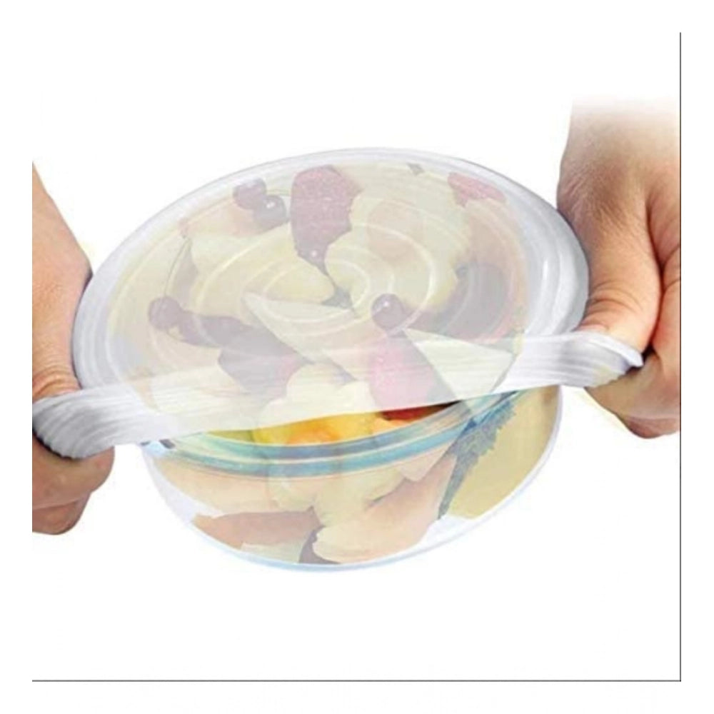 Snuggle Lifestyle Co. Pack Of 2_Silicone Lids – Reusable Stretchable Covers for Bowls And Containers (Color: Assorted )