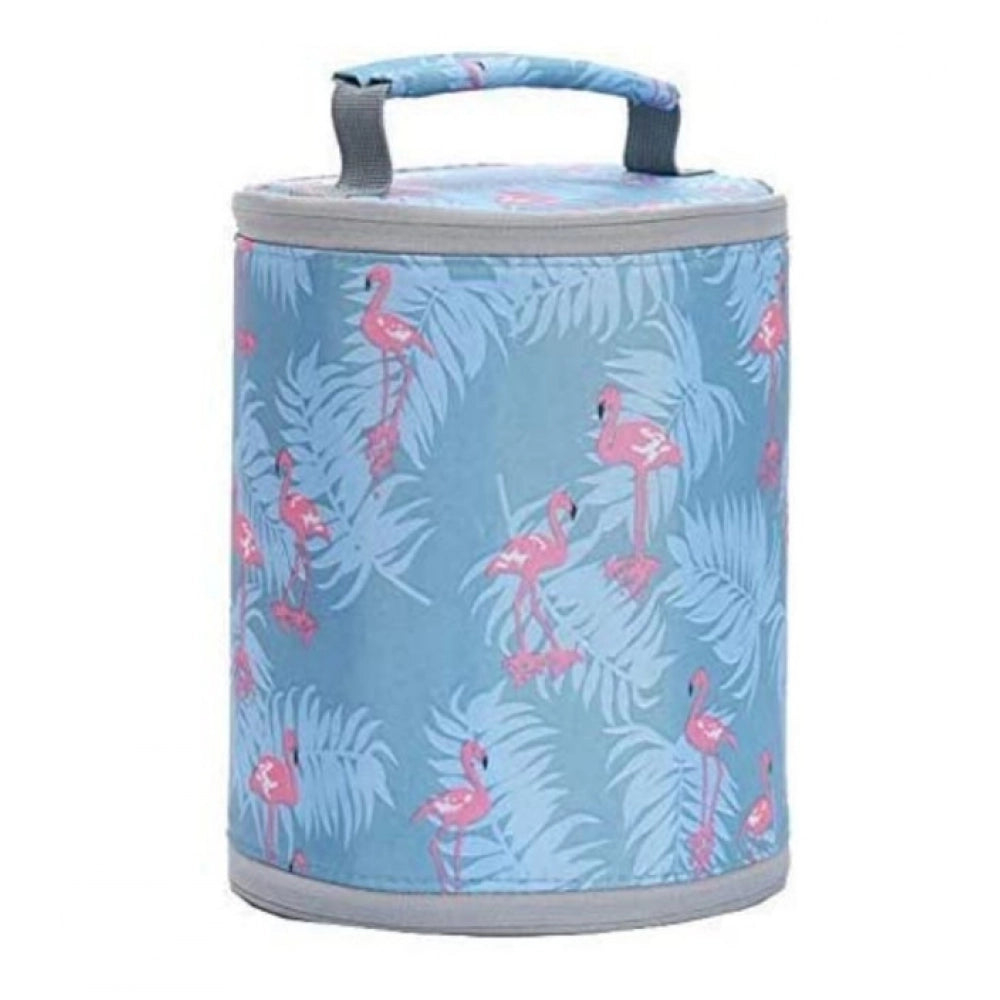 Snuggle Lifestyle Co Round Travel Lunch Bag – Portable Office Bag for Men And Women (Color: Assorted )