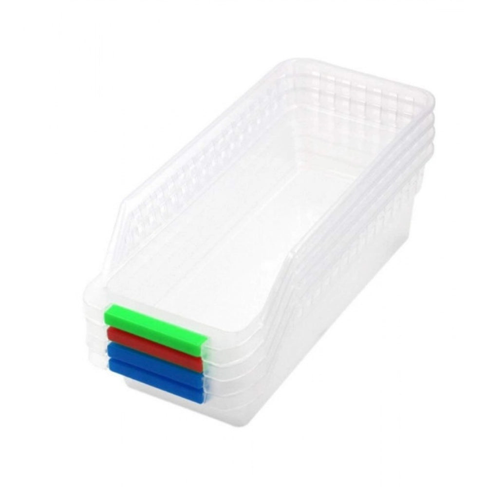 Snuggle Lifestyle Co. Plastic Fridge Space Saver Rack Organizer – (Color: Assorted )