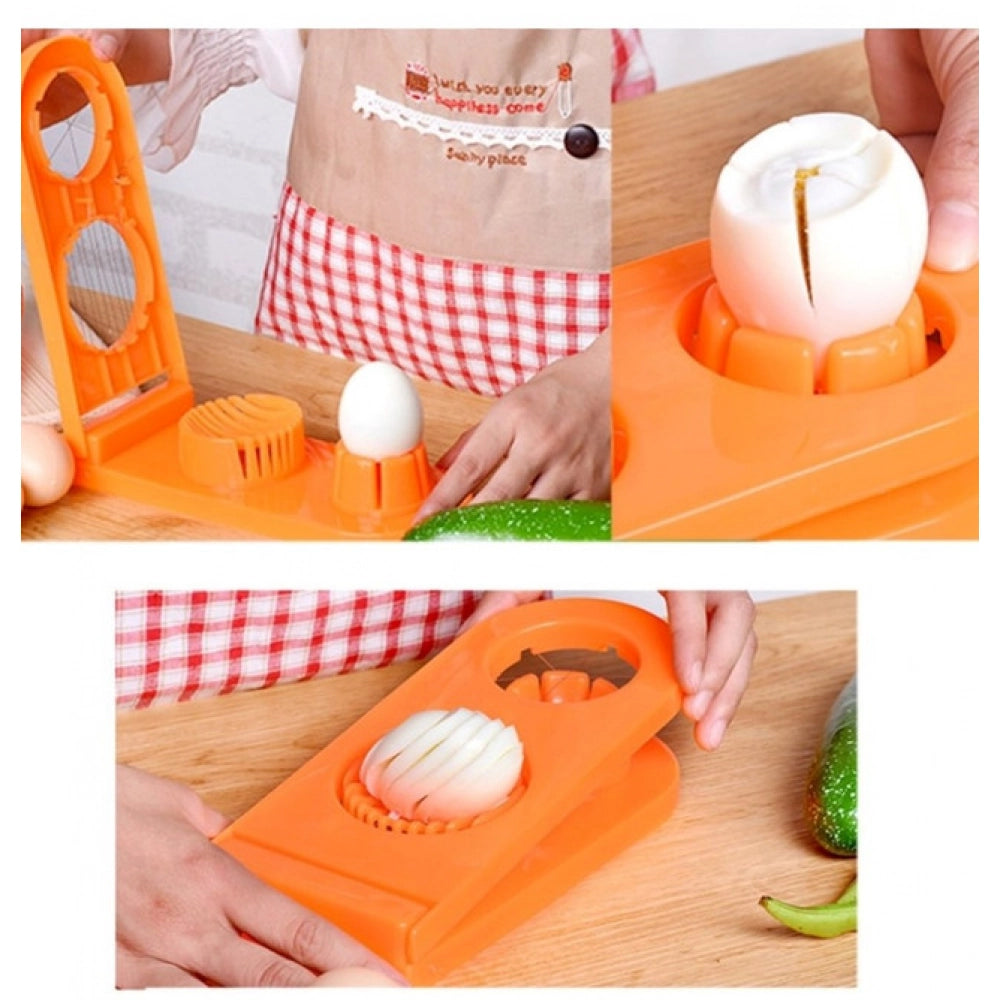Snuggle Lifestyle Co. Pack of 2_2-in-1 Egg And Mushroom Slicer – (Color: Assorted )