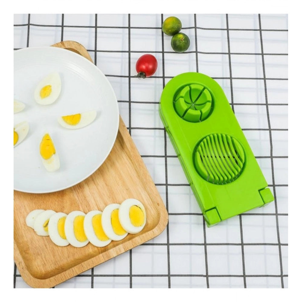 Snuggle Lifestyle Co. Pack of 2_2-in-1 Egg And Mushroom Slicer – (Color: Assorted )