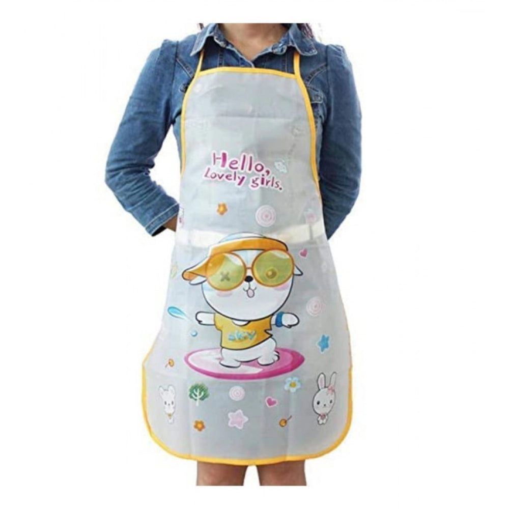 Snuggle Lifestyle Co. Pack of 2_Printed Waterproof Kitchen Apron with Pockets for kids– (Color: Assorted )