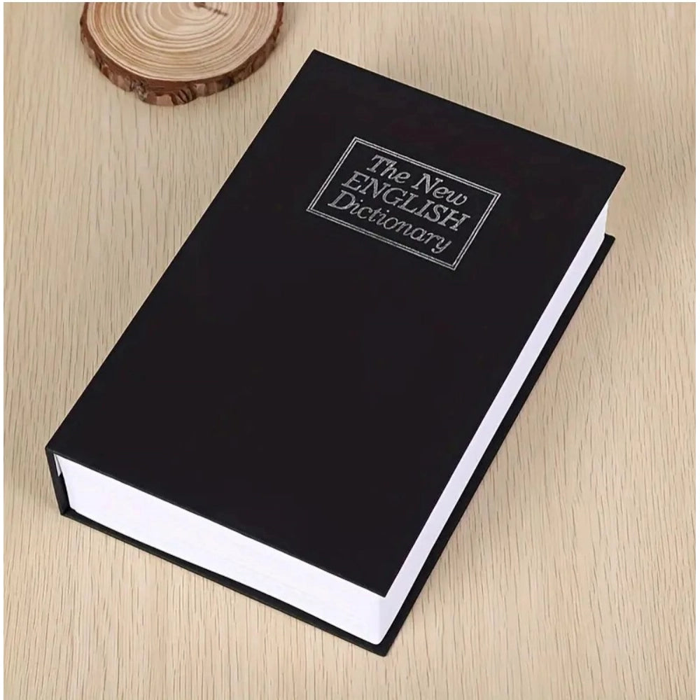 Snuggle Lifestyle Co Secret Book Safe with Number Locker (Black)