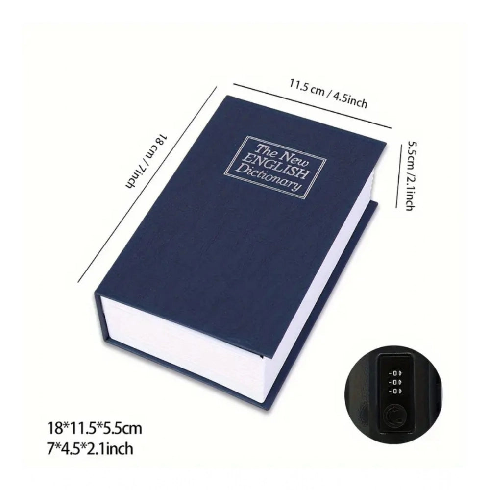 Snuggle Lifestyle Co Secret Book Safe with Number Locker (Blue)