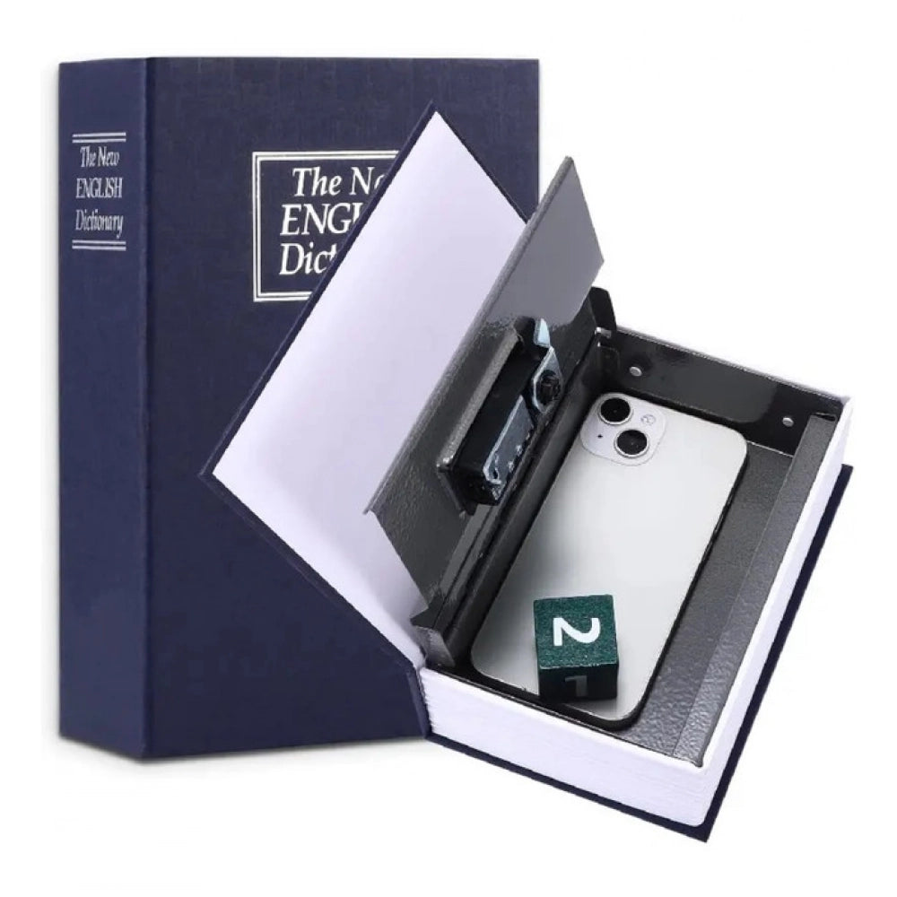 Snuggle Lifestyle Co Secret Book Safe with Number Locker (Blue)