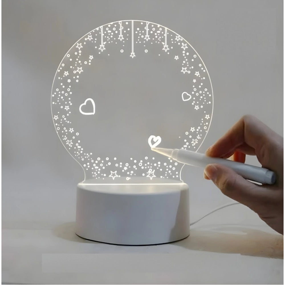 Snuggle Lifestyle Co Glass 3D Illusion LED Creative Visualization Lamp