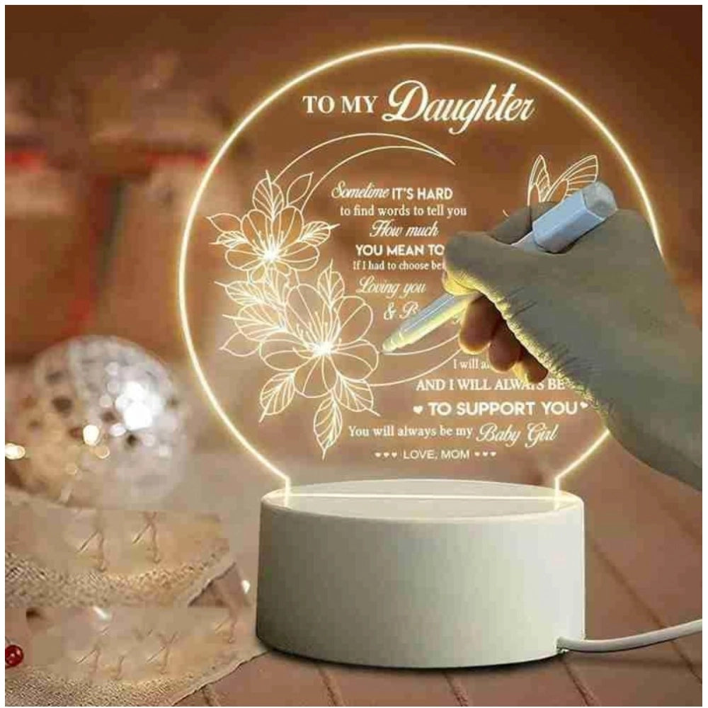 Snuggle Lifestyle Co Glass 3D Illusion LED Creative Visualization Lamp
