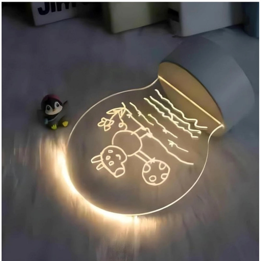 Snuggle Lifestyle Co Glass 3D Illusion LED Creative Visualization Lamp