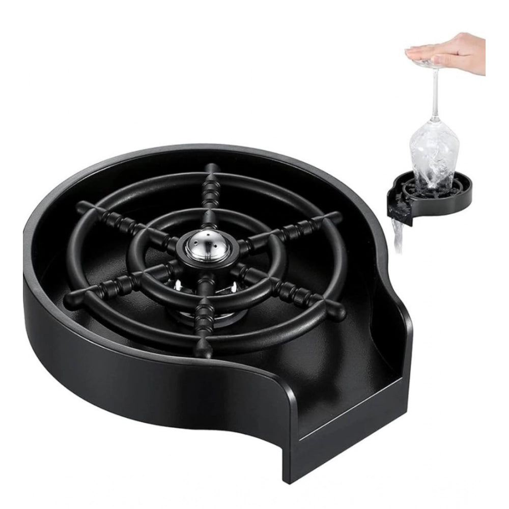 Snuggle Lifestyle Co Steel, Plastic Automatic Cup Rinser, Bottle Cleaner, Glass Rinser for Kitchen Sinks