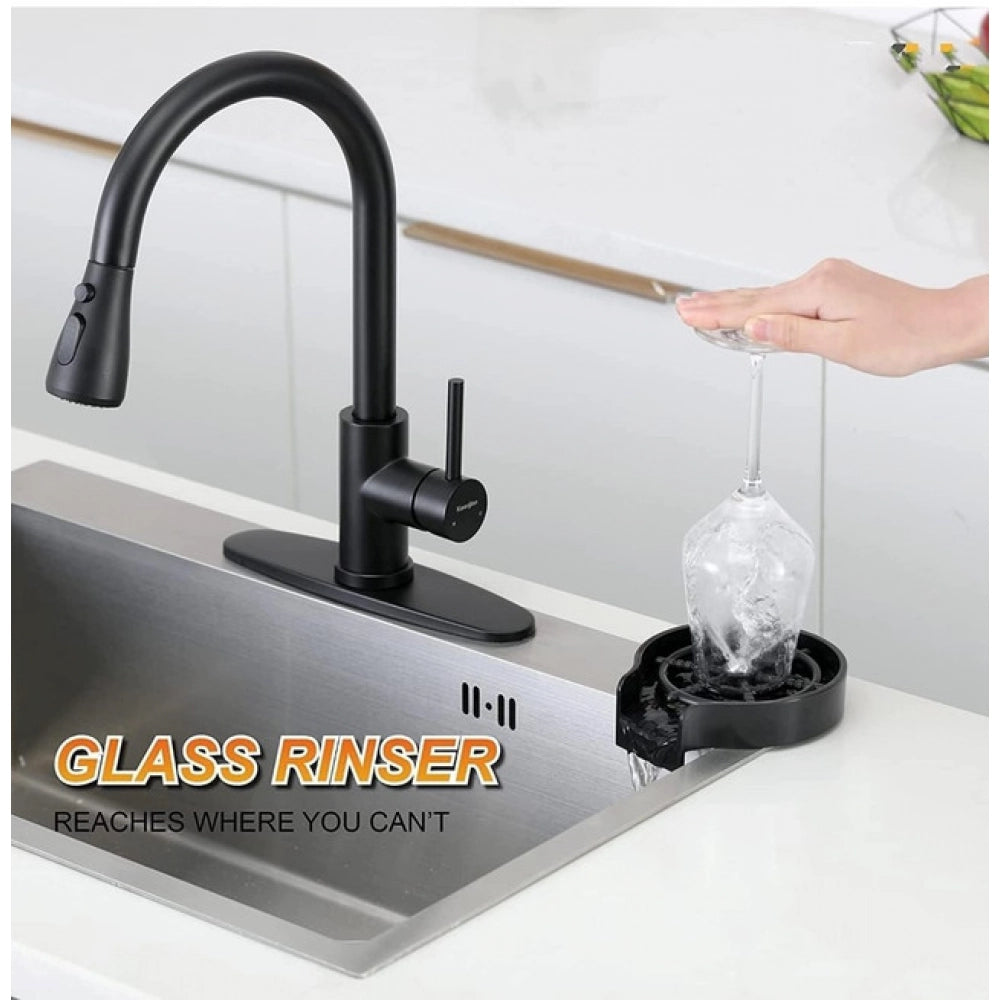 Snuggle Lifestyle Co Steel, Plastic Automatic Cup Rinser, Bottle Cleaner, Glass Rinser for Kitchen Sinks