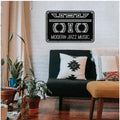 Snuggle Lifestyle Co. Retro Groove Music Cassette Wooden Wall Decor