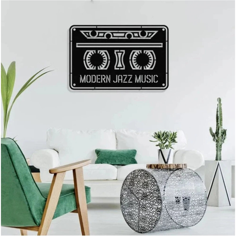Snuggle Lifestyle Co. Retro Groove Music Cassette Wooden Wall Decor