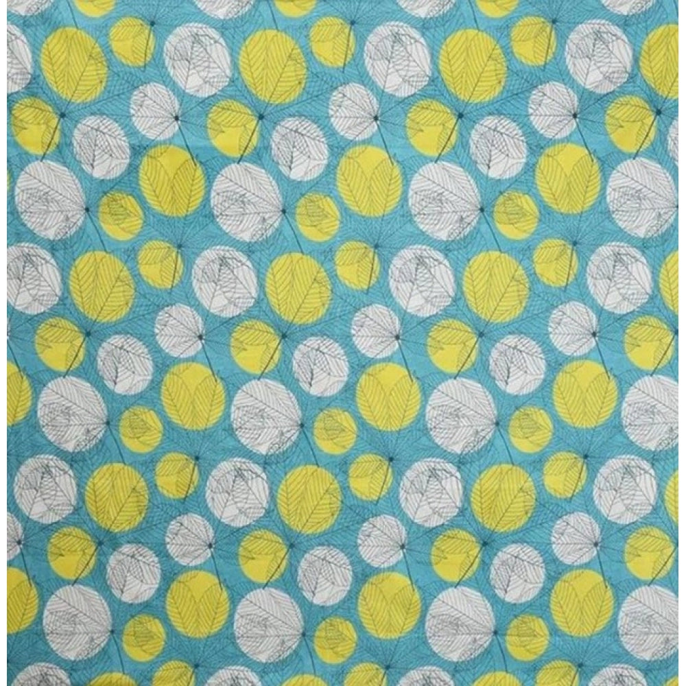 Snuggle Lifestyle Co. Microfiber Floral Printed Single Bedsheet with 1 Pillow Cover (Green)