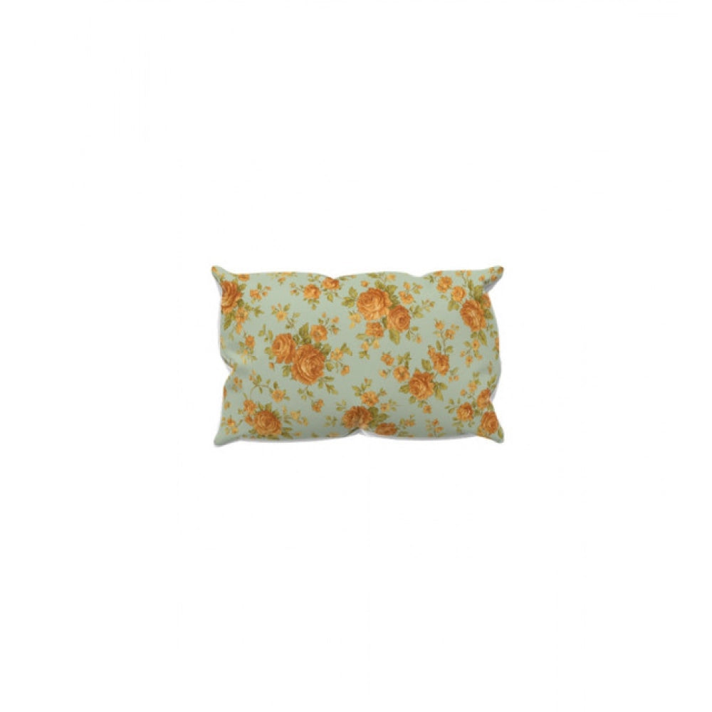 Snuggle Lifestyle Co. Microfiber Floral Printed Single Bedsheet with 1 Pillow Cover (Beige)