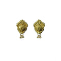 Snuggle Lifestyle Co. Women's Pack of_2 Brass Gold-Plated Earrings (Gold)