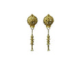 Snuggle Lifestyle Co. Women's Pack of_2 Brass Gold-Plated Earrings (Gold)