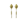 Snuggle Lifestyle Co. Women's Pack of_2 Brass Gold-Plated Earrings (Gold)