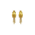 Snuggle Lifestyle Co. Women's Pack of_2 Brass Gold-Plated Earrings (Gold)