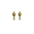Snuggle Lifestyle Co. Women's Pack of_2 Brass Gold-Plated Earrings (Gold)