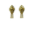 Snuggle Lifestyle Co. Women's Pack of_2 Brass Gold-Plated Earrings (Gold)