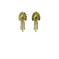 Snuggle Lifestyle Co. Women's Pack of_2 Brass Gold-Plated Earrings (Gold)