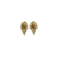 Snuggle Lifestyle Co. Women's Pack of_2 Brass Gold-Plated Earrings (Gold)