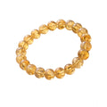 Snuggle Lifestyle Co. Natural Crystal 8mm Citrine Bracelet (Yellow)