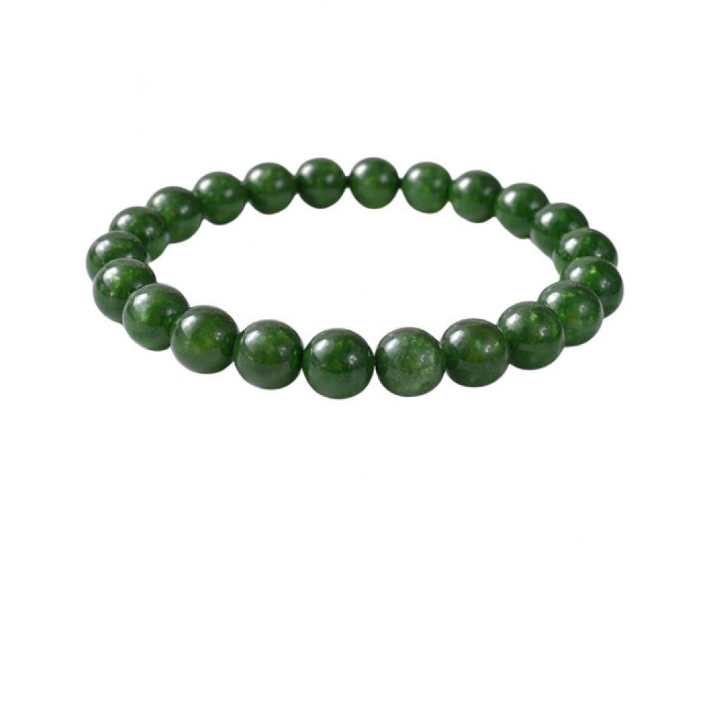 Snuggle Lifestyle Co. Natural Crystal 8mm Green Aventurine Bracelet (Green)