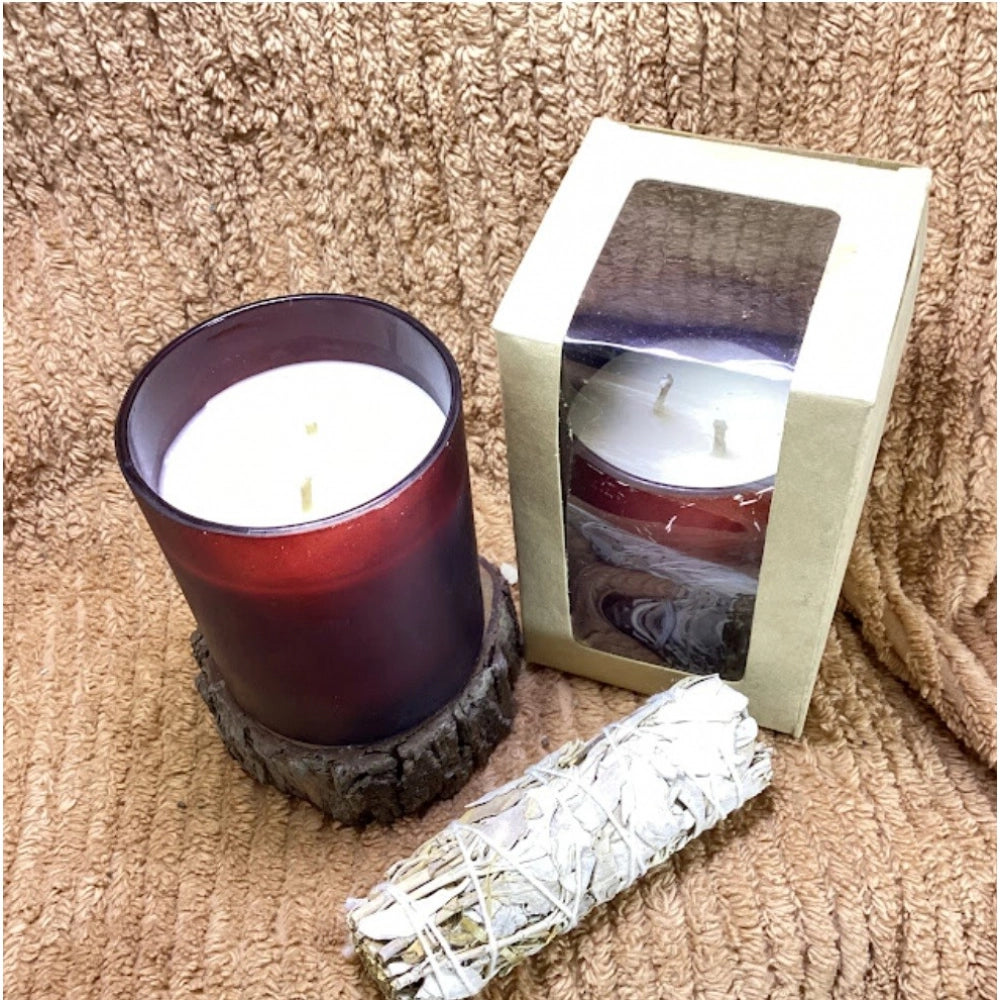 Snuggle Lifestyle Co. Pack Of_1 Soy Wax And Bees Wax Blend Candles Liquid Volume 160